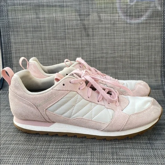 Merrell Alpine Women's Pink and White Sneakers Lace-up Women’s Size 10 - Picture 5 of 15